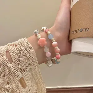 Zooying Aanpasbare Armband Voor Gril Leveranciers Designer Sieraden Vrouwen Coloful Glas Kristal Verstelbare Geluksbrenger Armband