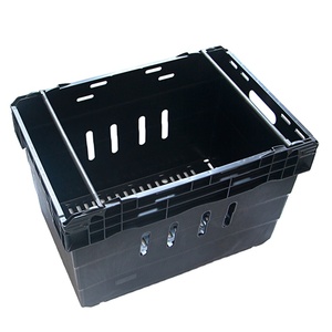 LS-8# 600*400*395MM | PP Recylabe Stackable Food Plastic Crate Fruit Or Vegetable Box