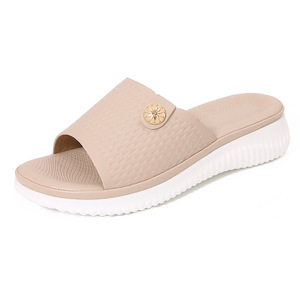 <span class=keywords><strong>Sandales</strong></span> plates légères à bout ouvert pour femme, style bohème, avec lanières et bande élastique extensible, collection Printemps 2026 - Product Image 1