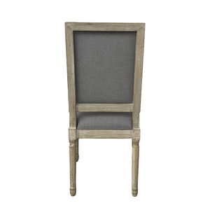 Sedia da Pranzo Americana Vintage in Legno Massello di Quercia per Casa, Studio, <span class=keywords><strong>Bar</strong></span>, Ristorante, Villa, Stile Francese Antico - Product Image 2