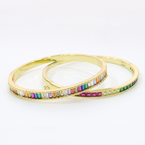 New Design High Quality Genuine Gold Plated Copper <strong>Bangle</strong> for Women <strong>Bracelets</strong> - Product Image 3
