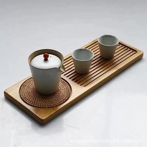 Quality Assured Building Materials Bamboo Serving <b>Tray</b> Rectangular Japanese Style Tea Fruit Bread <b>Tray</b> Hotel Use - Product Image 4