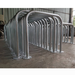 حامل دراجة مجلفن على شكل حرف U من الفولاذ شديد التحمل في الهواء الطلق حامل دراجة شيفيلد لوقوف السيارات - Product Image 5