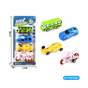 EPT Pull Back Firefighting Series 4 Packs Car Toy Citiy Traffic Fir veicolo di emergenza camion giocattoli auto Camiones De Juguete - Product Image 6