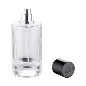 Flacon de parfum rond en verre de 50ml 100ml avec bouchon de parfum magnétique et boîte en papier cadeau - Product Image 3