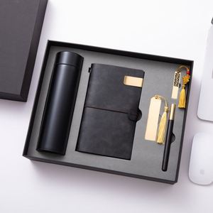 Ensemble unique et économique d'articles chinois : Tasse isotherme, carnet de planification élégant avec marque-page et clé USB avec stylo pour usage quotidien - Product Image 1