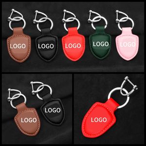 2025 New Design Car Key Chain Leather Key Listing Creative Fashion <b>Personality</b> Custom Logo Pendant Business Key Tag Pendant - Product Image 3