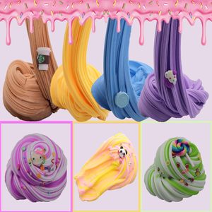 Kit de Slime de Mantequilla DIY, Kit de Slime de Caramelo de Mantequilla Suave, Kit de Slime Antiestrés DIY No Pegajoso - Product Image 4