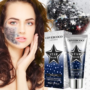 Covercoco Natural hidratante cuidado de la cara estrella Peel Off brillo Facial máscara de estrellas - Product Image 1
