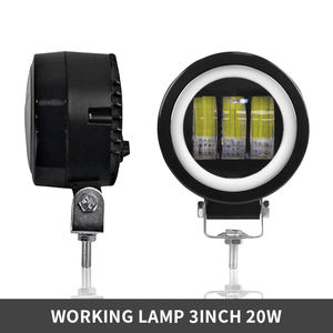 Auto Lighting Systems 3inch 20W 1800LM Round Shape 12V 24V Headlights Led Work Light Waterproof Ip68 for Car SUV Wrangler - Product Image 6