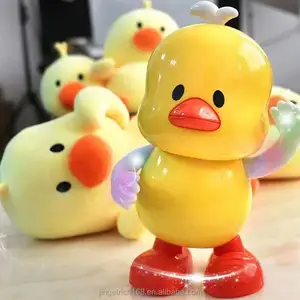 Pato amarelo pode dançar e cantar, robô de dança elétrico para bebês meninos e meninas, brinquedos infantis para crianças, atacado