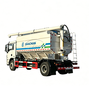 Camión de transporte de alimento a granel para granjas avícolas 4*2, camión silo de distribución de alimento para ganado, camión de alimento a granel de gran capacidad para pequeñas granjas - Product Image 1