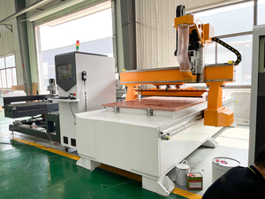 Roulement de moteur de routeur CNC haute efficacité KIN-NC12 pour la production de contreplaqué, machine industrielle de découpe et de fraisage du bois à commande PLC - Product Image 3