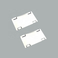 75x25x0.5mm Impression laser Étiquette d'identification de câble en acier inoxydable 316 304 Étiquettes de plaque de marquage de câble en acier inoxydable