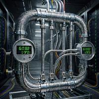 Tuyau métallique flexible sur mesure, fabrication directe usine, SS304, 2,5 pouces, PN16, extrémité soudée pour pipeline chimique