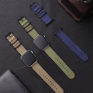 Correa de Reloj de Nailon Trenzado HUANLONG de 41 mm/44 mm/45 mm, Correa de Tela Suave para Relojes Serie 8 7 6 SE - Product Image 2