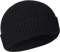 Bonnet court en acrylique chaud à revers, style pêcheur, avec broderie 3D et camouflage pour hommes et femmes
