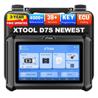 Máquina de Diagnóstico Universal para Automóviles XTOOL D7S, Lector de Códigos Automotrices, Programador de Llaves de Auto, Herramienta de Escaneo Bidireccional, Almacén en EE. UU.