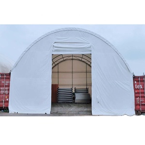 Carpa Industrial de Color Personalizado, Estructura de Doble Truss, Edificios de Tela, Carpas de Almacenamiento Industrial, Carpa de Almacenamiento de PVC, Refugio de Almacenamiento Impermeable - Product Image 1
