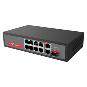 PROFESSIONAL FL-FF08021GP 11-Port <b>PoE</b> <b>Switch</b> 8 <b>PoE</b> Ports 120W with Gigabit SFP Fiber Port for IP Camera CCTV NVR - Product Image 5