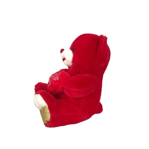 Regalo <span class=keywords><strong>de</strong></span> San Valentín, Osito <span class=keywords><strong>de</strong></span> Peluche Rojo <span class=keywords><strong>de</strong></span> 8 Pulgadas, Juguete <span class=keywords><strong>de</strong></span> Peluche Kawaii con Corazón, Relleno <span class=keywords><strong>de</strong></span> Algodón Suave, Orejas Móviles, para Novia - Product Image 2