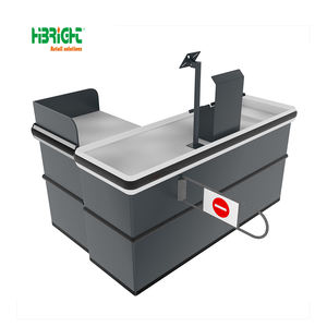 Mostrador de Caja de Madera de Nuevo Diseño, Mostrador de Pago Rápido para Tiendas de Conveniencia - Product Image 6