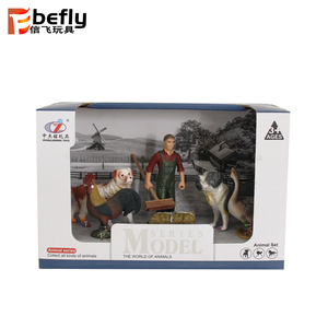 Enfants chien coq d'oie figure <span class=keywords><strong>fram</strong></span> jouer ensemble jouet en plastique animal - Product Image 3