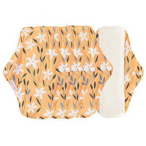 Factory Sale Bulk Order Wholesale Breathable Bamboo Charcoal <strong>Cloth</strong> Reusable Sanitary <strong>Pads</strong> Winged Night Use Super High Absorbency - Product Image 1