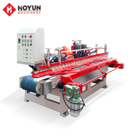 Machine à profiler les carreaux en quartz contrôlée par PLC HongYunTaoJi, machine à chanfreiner le marbre et le granit, polisseuse de bord de pierre pour