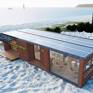 Contenedor prefabricado de diseño moderno Cafetería Tienda de ventas al aire libre Contenedor prefabricado modular pequeño Tienda de conveniencia - Product Image 6