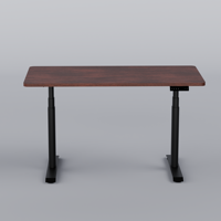 Bureau de travail ergonomique moderne PRORIALS à double moteur, réglable en hauteur, en acier inoxydable