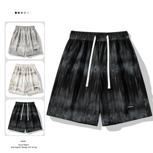 Customized logo American <b>shorts</b> <b>men's</b> 2025 summer thin fashion brand loose casual pants juvenile <b>corduroy</b> breathable fashionable - Product Image 5