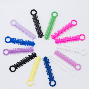 Legatura dentale Super elastica legatura elastico anelli di gomma 1040 pezzi 1 confezione colori assortiti dentaria ortodontica legatura cravatte - Product Image 3