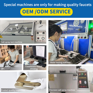 Yake thiết kế truyền thống xoay nhà bếp phòng tắm Duy nhất-lỗ phổ cho nước nóng lạnh gốm Mixer vòi - Product Image 6