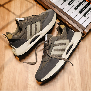 Распродажа: Мужские спортивные кроссовки в трендовом повседневном стиле с толстой подошвой, легкие, нескользящие, дышащие, удобные повседневные туфли - Product Image 4