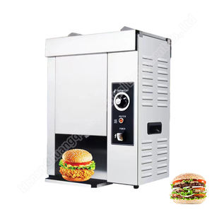 Venta caliente profesional automática panadería hamburguesa pan máquina vertical hamburguesa pan tostadora - Product Image 2