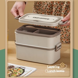 Boîte à lunch portable IStapromo Gifts 304, divisée en compartiments, avec poignée en plastique - Product Image 4