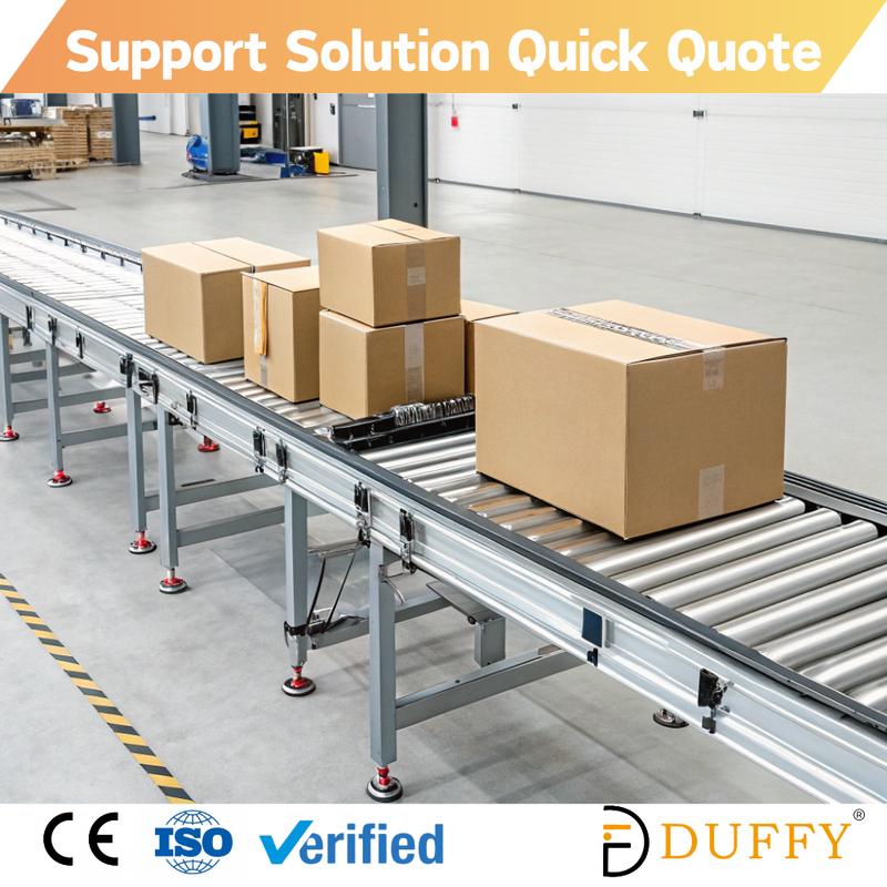 Industrial Fixed Gravity Roller Conveyor Non