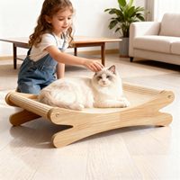 ZMaker Nouveau Lit-griffoir pour chat en sisal naturel, résistant à l'usure, anti-miettes, anti-griffures, pour usage intérieur, avec fonction chaise pour chat et poteau à griffer
