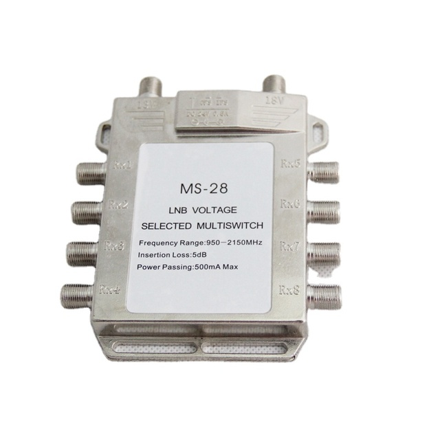 Factory Price 2x8 DiSEqC Satellite TV Multiswitch