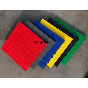 Quick Repair Shop Interlocking Solid PP <b>Plastic</b> Flooring <b>Tiles</b> - Product Image 5