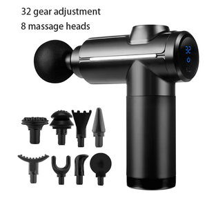 <span class=keywords><strong>Pistola</strong></span> <span class=keywords><strong>per</strong></span> <span class=keywords><strong>Massaggio</strong></span> Muscolare a Percussione Profonda con Display LCD Touch Screen, 8 Testine e 30 Impostazioni di Velocità - Product Image 2