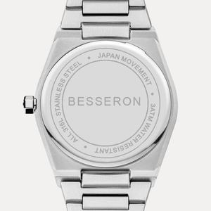 Reloj de Pulsera de Acero Inoxidable con Bisel Grabado con Logotipo, Relojes Únicos para Mujer, Movimiento Japonés, Resistente al Agua - Product Image 4