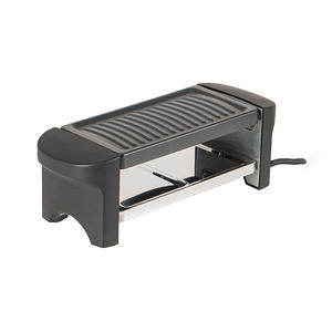 Grill à <span class=keywords><strong>raclette</strong></span> électrique mini portable pour <span class=keywords><strong>2</strong></span> personnes, 350W, sans fumée, antiadhésif, contrôle de la température réglable, usage domestique et hôtelier - Product Image 3
