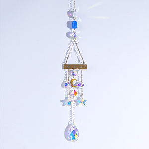 <span class=keywords><strong>Attrape</strong></span>-rêves en cristal exquis, décoration suspendue, <span class=keywords><strong>attrape</strong></span>-rêves anti-mal, carillons éoliens, <span class=keywords><strong>attrape</strong></span>-soleil circulaire - Product Image 4
