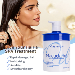 <span class=keywords><strong>Mascarilla</strong></span> Capilar de Queratina <span class=keywords><strong>Natural</strong></span> con Aceite de <span class=keywords><strong>Macadamia</strong></span> y Colágeno para Reparación del Cabello - Product Image 6