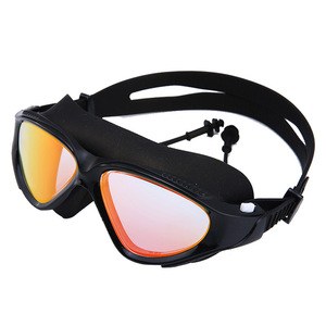 Gafas de natación antiniebla con lentes con revestimiento de espejo, Material de PC, universales para hombres y mujeres, natación, buceo, visión clara, resistente al agua - Product Image 3