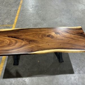 Thickness 50 Walnut Solid Wood Single Board Natural Edge <strong>Table</strong> <strong>Top</strong> in Stock - Product Image 1