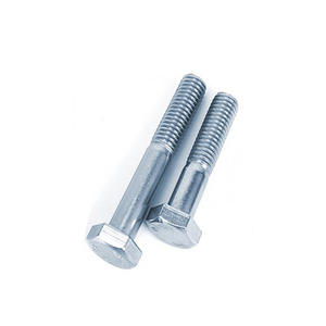 Parafuso Sextavado de Aço Carbono Grau 4.8 8.8 10.9 12.9 com Revestimento de Zinco Azul e Branco DIN933 DIN931 - Estoque de Fábrica M6 M8 M10 - Product Image 4