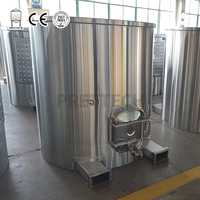 Pretty tech – machine commerciale de fabrication de vin, cuve de Fermentation horizontale personnalisée à haut ouvert